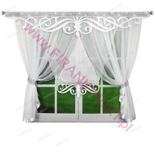 Firana gotowa L 337 z panelem  320x155cm